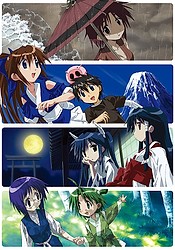 Higurashi no naku koro ni 2020 vs. 2006 anime- Mion/Shion shakes ladder  scene -comparision 