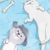 "With a Dog AND a Cat, Every Day is Fun" short-form TV anime reveals visual for second cour