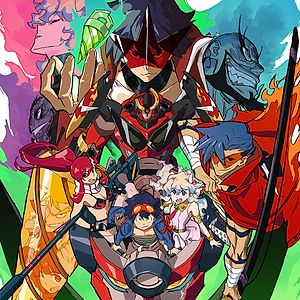 Tengen toppa gurren lagann (2007) Japanese movie poster